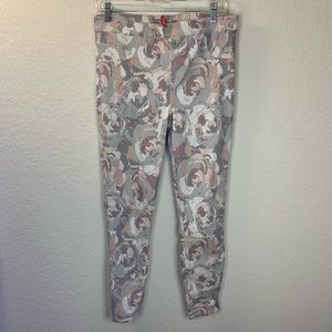 Spank floral jeanish ankle leggings Large